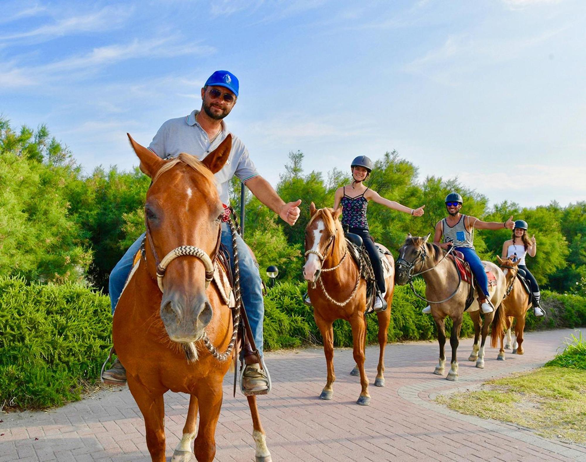 Barricata Holiday Village Скардовари Экстерьер фото Horse riding in the Everglades